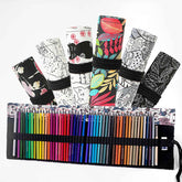 🎨 Jungle Joy! 24-Slot Canvas Pencil Roll for Budding Little Artists - ThiGui